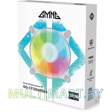Вентилятор для корпуса GMNG GG-CF120ARGB4-PWMWH картинка 4